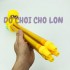 Đồ chơi ống thụt nước 4 nòng hình Minion ống trong suốt lớn 913