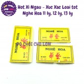 Hột xí ngầu Nghệ Hoa xúc xắc cao cấp 11 Ly, 12 Ly, 13 Ly