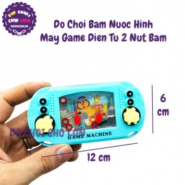 Đồ chơi bấm nước máy game điện tử 2 nút bấm 8096