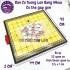 Bàn cờ TƯỚNG LỚN bằng nhựa SIZE 44 x 43 cm