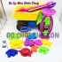Đồ Chơi Xe Ben Xúc Cát ĐẠI Đi Biển size 50 CM hình mặt cười bằng nhựa