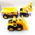 Đồ chơi xe công trình VÀNG bằng nhựa chạy trớn size 25 cm WQ TOYS 908