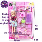 Vỉ đồ chơi búp bê có khớp cho bé gái và phụ kiện 777-099