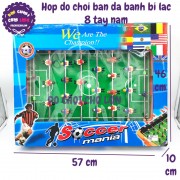 Hộp đồ chơi bàn banh Bóng Đá Bi Lắc 8 Tay Nắm đá banh bàn size Đại 66898