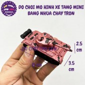 Đồ chơi mô hình xe tăng mini chạy trớn bằng nhựa 399-602