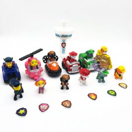 Bộ đồ chơi 6 chó cứu hộ Paw Patrol, 6 xe máy bay và huy hiệu
