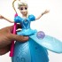 Lồng đèn trung thu công chúa Elsa đầm nhựa xòe dùng pin có đèn nhạc