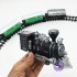 Hộp đồ chơi đường ray xe lửa 3 toa chở dầu chạy pin có đèn nhạc