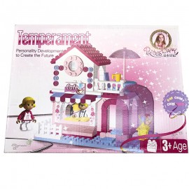 Hộp đồ chơi lắp ráp quán cà phê búp bê 21201