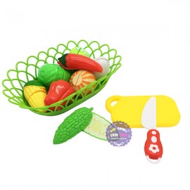 Bộ đồ chơi rổ đựng rau củ quả cắt Cutting Game bằng nhựa