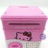 Hộp đồ chơi két sắt mini đựng tiền hình mèo Hello Kitty