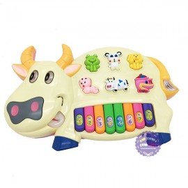Đồ chơi đàn organ hình con bò sữa