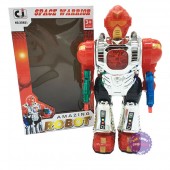 Hộp đồ chơi robot Space Warrior dùng pin có đèn nhạc 30921