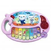 Hộp đồ chơi đàn organ hình con mực có nhạc đèn 318