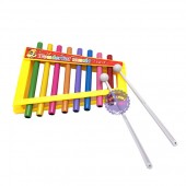 Đồ chơi đàn gõ Xylophone 8 thanh trụ tròn bằng sắt 32168-6