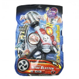 Vỉ đồ chơi súng siêu nhân cơ động Nitro Blaster pin nhạc