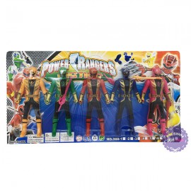 Vỉ đồ chơi 5 anh em siêu nhân hải tặc Gokaiger mini bằng nhựa