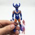 Vỉ đồ chơi bộ 8 siêu nhân điện quang Ultraman mini bằng nhựa
