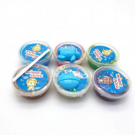 Bộ 6 hũ Slime hạt nhựa và khuôn chất nhờn ma quái
