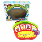 Hộp đồ chơi đàn organ ngôi nhà trái cây có nhạc đèn 5001A