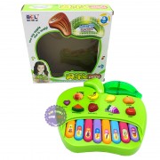 Hộp đồ chơi đàn organ táo trái cây có nhạc đèn 5003AB