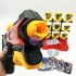 Hộp đồ chơi súng bắn đạn xốp đạn nước 9 bia & mắt kiếng 518B