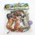 Bộ 4 con thú rừng đại: cọp, sư tử, gấu, tê giác Animal Kingdom
