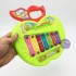 Đồ chơi đàn gõ Xylophone hình trái táo 7 thanh bằng sắt
