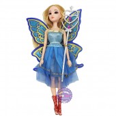 Đồ chơi búp bê cánh bướm mắt thủy tinh 12 khớp nối