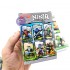 Bộ 6 hộp đồ chơi lắp ráp Robo Ninja xanh bằng nhựa 76064