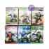 Bộ 6 hộp đồ chơi lắp ráp Robo Ninja xanh bằng nhựa 76064