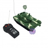 Hộp đồ chơi xe tăng điều khiển từ xa 2 kênh chạy pin có đèn