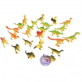 Bộ đồ chơi 24 loài khủng long tuyệt chủng mini bằng nhựa Dinosaur