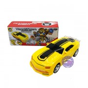 Hộp đồ chơi xe hơi ô tô biến hình Robot Transform có đèn nhạc 8986