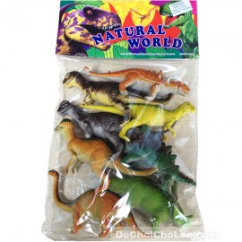 Bộ đồ chơi 8 chú khủng long bằng nhựa Natural World