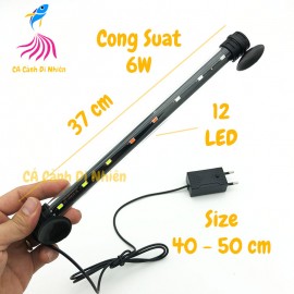 Đèn LED CAIBAO T4-40LED nhiều màu cho hồ cá size 40 - 50 cm