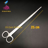 Kéo mũi cong cắt tỉa cây thủy sinh KEMIS bằng thép size 25 cm