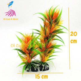 Mô hình cây rong HOÀNG THÁI DƯƠNG bằng nhựa trang trí hồ cá AS-092D