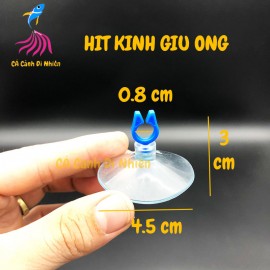 Hít kính giữ ống DÂY 8 mm cho hồ cá cảnh