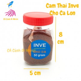 Thức ăn cho cá cảnh - Cám Thái INVE NRD 5/8 - 50 gram