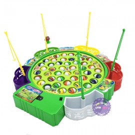 Hộp đồ chơi câu cá 5 người chơi 45 cá dùng pin có nhạc 9259