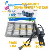 Máy lọc treo dạng mỏng thác nước SOBO WP-508H nuôi tép thủy sinh