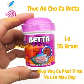 Thức ăn cho cá Betta Pro's Choice dạng hạt lọ TÍM 35 Gram