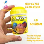 Thức ăn cho cá ĐĨA DISCUS dạng HẠT lọ VÀNG 60 Gram