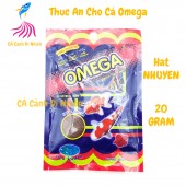 Thức ăn cho cá cảnh OMEGA hạt NHUYỄN nhiều màu 20g