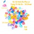 Túi 50 viên đá pha lê size NHỎ 1 cm trang trí hồ cá cảnh