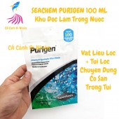 Vật liệu lọc SEACHEM PURIGEN túi 100ML khử độc làm trong nước hồ cá