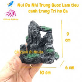 Núi Đá Nhí làm tiểu cảnh trang trí hồ cá,hòn non bộ size 9 cm