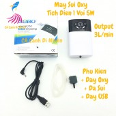 Máy sủi oxy TÍCH ĐIỆN 1 vòi SOBO SB-168 cho hồ cá