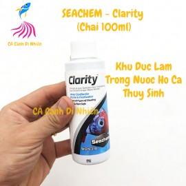 SEACHEM CLARITY 100ML - Dung Dịch khử đục làm trong nước hồ cá thủy sinh